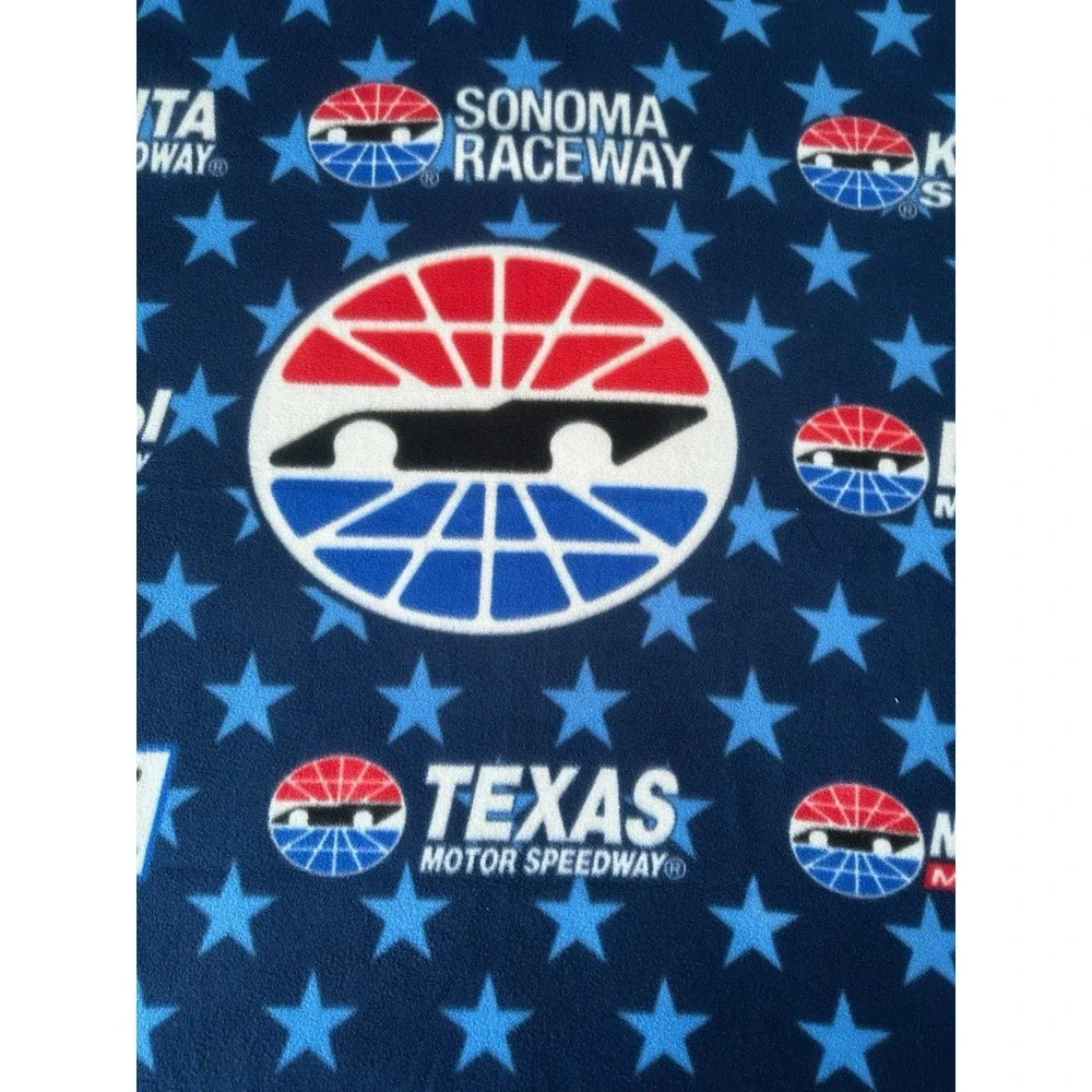 Fleece Throw Blanket Racing Motor Speedway Atlanta Bristol Sonoma Las Vegas NH